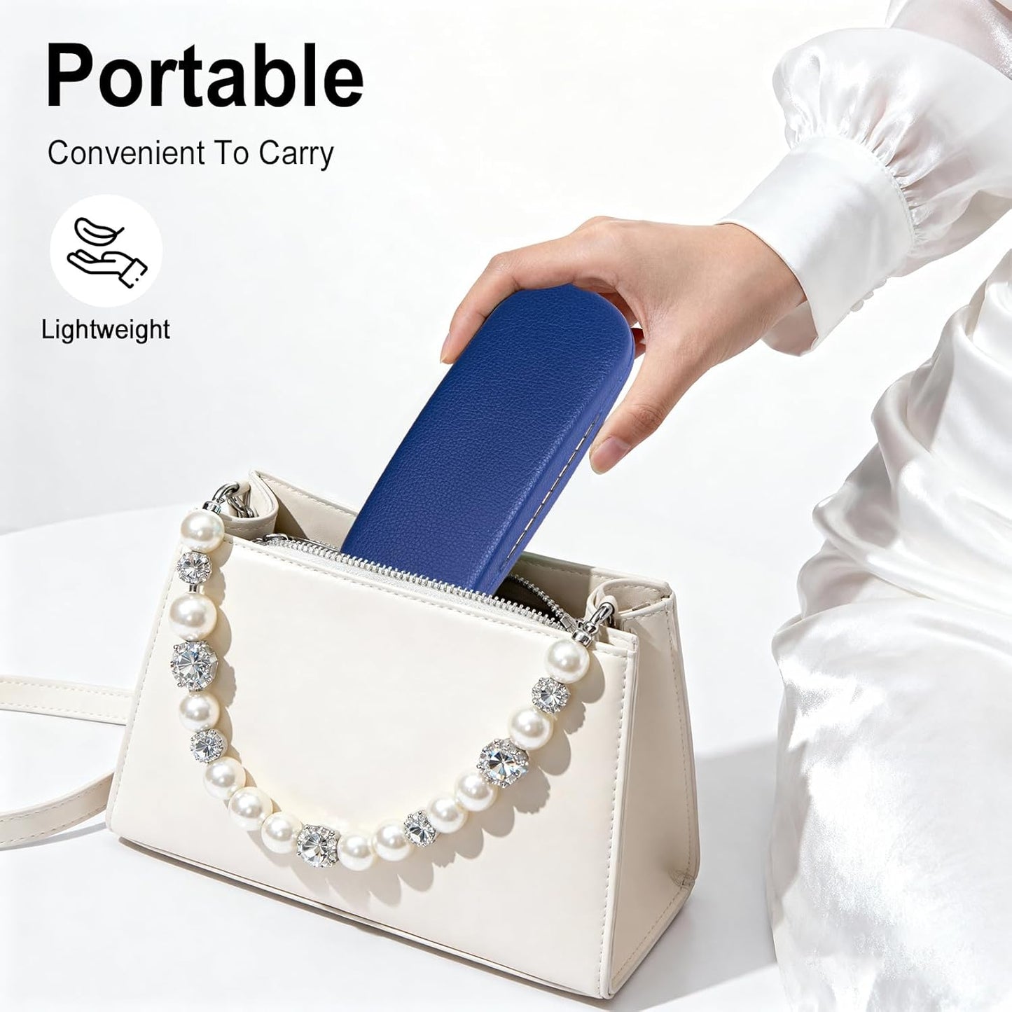 RayLove Glasses Case, Unisex Hard Shell Eyeglass Case, PU Leather Protective Hard Eye Glasses Cases with Eyewear Accessories