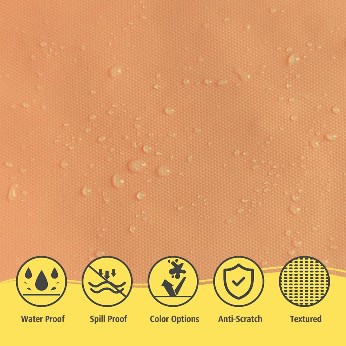 Plastic Peach Tablecloths 3 Pack Disposable Table Covers 54 x 108 Inches Pitch Onyx Peach Table Cloths for Parties Birthdays Weddings Anniversary BBQ Picnic, Fits 6 to 8 Foot Rectangle Tables