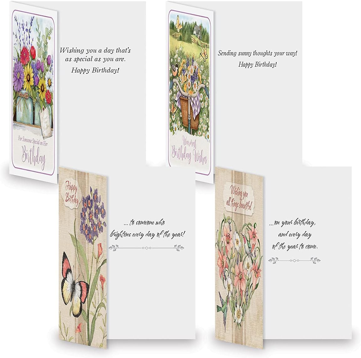 Current Susan Winget Studio All Occasion Value Pack With Seals - 40 Cards & Envelopes, Celebration, Get Well, Sympathy, Birthday, Holiday, & Greeting Variety, Large 5" x 7" Assortment, 20 Design Set