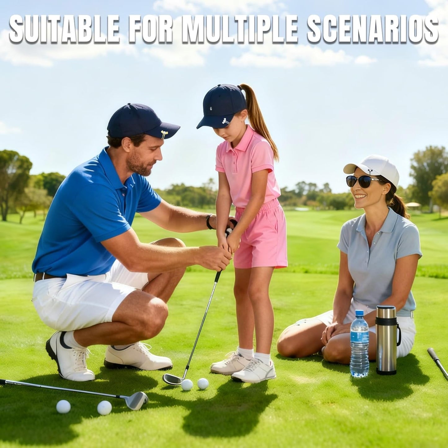 Custom Ball Marker Hat Clip, Personalized 1" Golf Ball Marker Hat Clip, Golf Ball Marker with Your Personalized Photo/Logo/Text,Ideal Golf Gift for Men Women