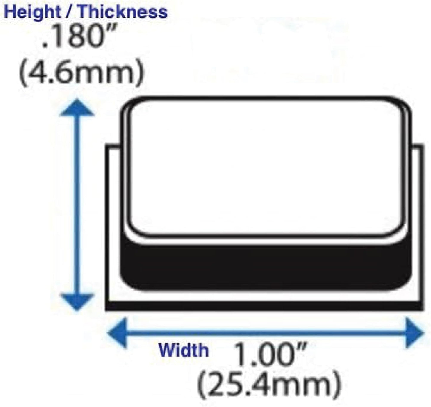 Clear Rubber Bumpers Large - Rubber Feet for Cutting Boards - Glass Table Top Bumpers, Picture Frame Spacers, Self Adhesive Furniture Pads - 1 Inch Square Self Stick Pads - 40 PCs