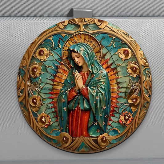 Jesuspirit Personalized Car Visor Clip – Guardian Angel Visor Clip, Our Lady of Guadalupe, Christian Car Accessories, New Driver & Religious Gifts (Our Lady of Guadalupe)