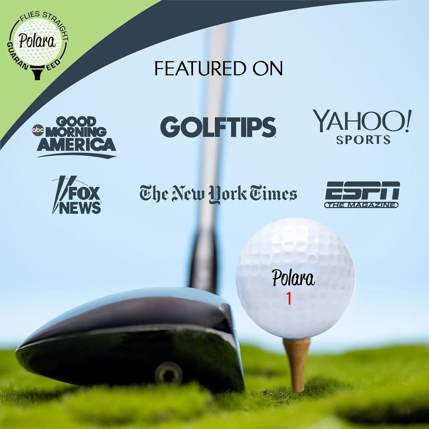 Polara Golf Self-Correcting Golf Balls – Soft Feel, Anti-Slice & Hook Correction, Exceeds USGA Limits, Dimple Pattern, High-Performance Balls for Men & Women