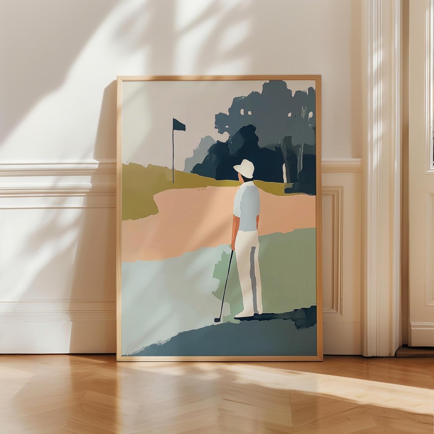 Golf Impressionist Art Print Posters - Premium Giclee Fine Art Prints - Sporty and Sophisticated Home Decor Posters, Golfer Art Prints for Home and Office Decor - Vintage Aesthetic, Ready to Frame