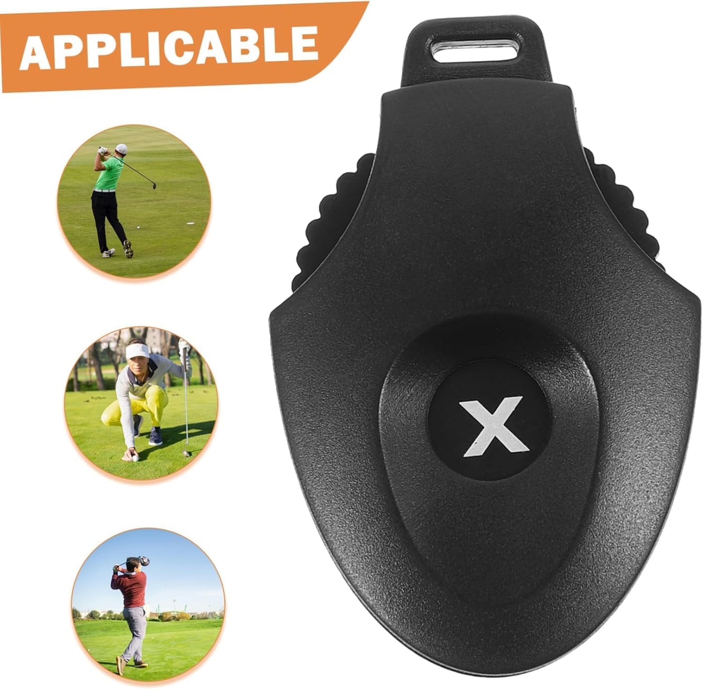 Compact Golf Stroke Counter - Lightweight Mini Golf Scoring Device with Reset, Easy Attachment for Gloves or Bags, Portable Golfing Scorekeeper, Perfect for Tracking Scores on The Course