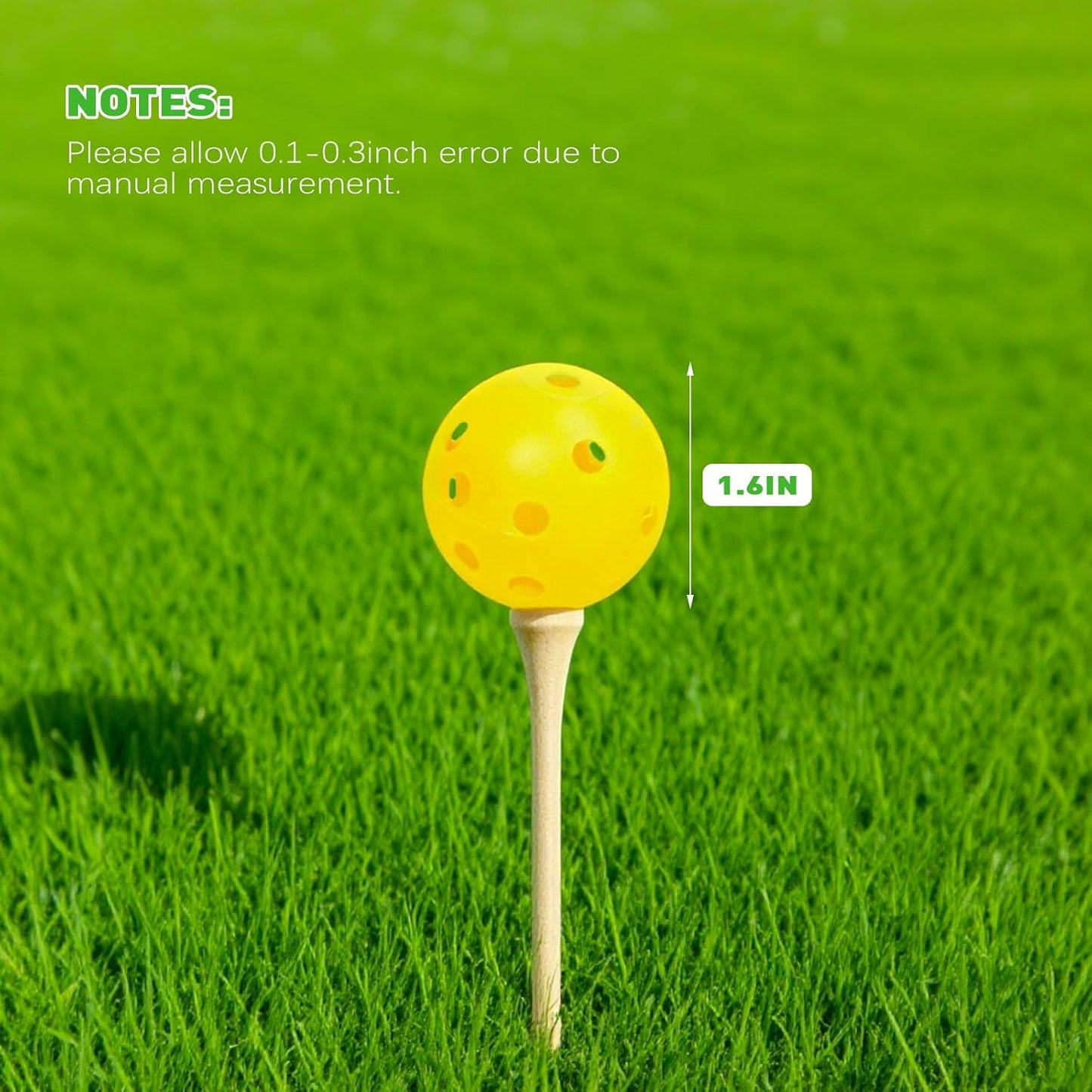 Plastic Golf Balls Practice Limited Flight Golf Training Ball Hollow Swing Practice Indoor Golf Balls with Mesh Drawstring Bag for Backyard Driving Range or Outdoor