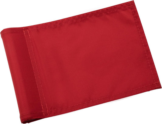 KINGTOP Solid Golf Flag All 8x6 Inch - 420D Nylon, Tube Inserted - Mini Putting Green Flags for Backyard Practice