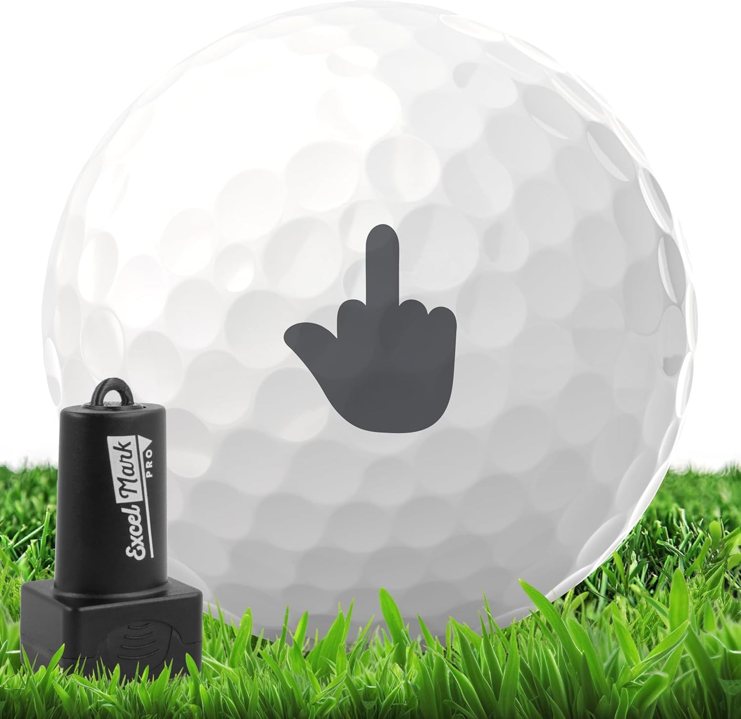 ExcelMark Pro Golf Ball Stamp - Easy Ball Identification - Choose from 25+ Styles and 4 Colors!