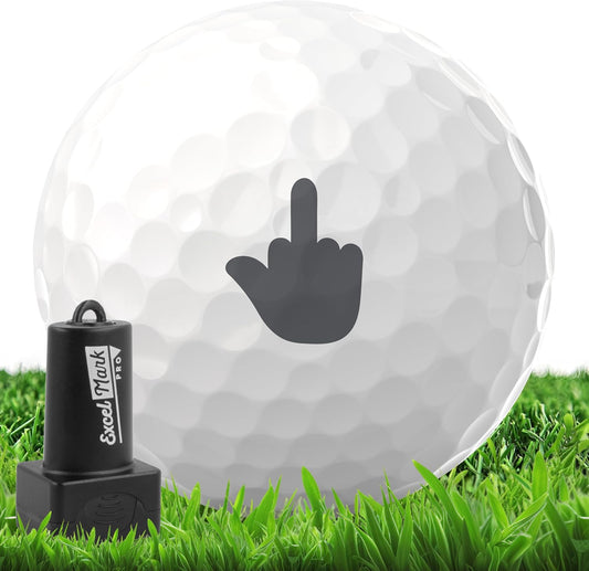 ExcelMark Pro Golf Ball Stamp - Easy Ball Identification - Choose from 25+ Styles and 4 Colors!