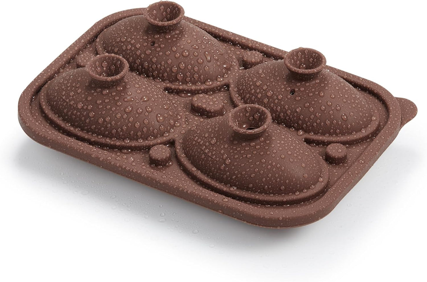 Novelty American Football Gifts Ball Ice Maker Mold, 2.2" Large Sphere Round Ice Cube Mold for Cocktails, Whiskey, Bourbon, Fun Shapes Big Whiskey Ice Cube Mold Gifts