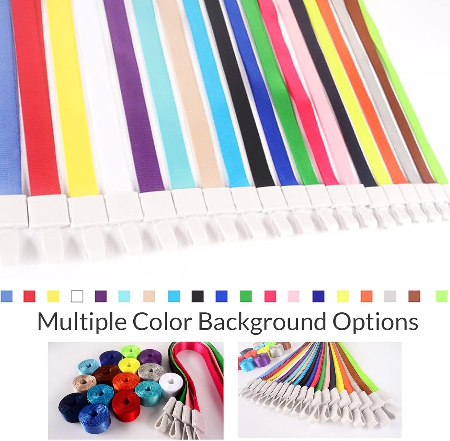 XRLSG Personalized Custom Lanyards with Logo/Photo/Text/Name for Office, School, Event