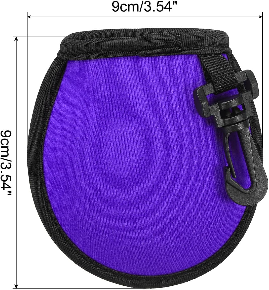 PATIKIL Golf Ball Washer Pouch, Portable Golf Balls Cleaner Pocket Bag with Hanging Clip for Women Golf Exercise