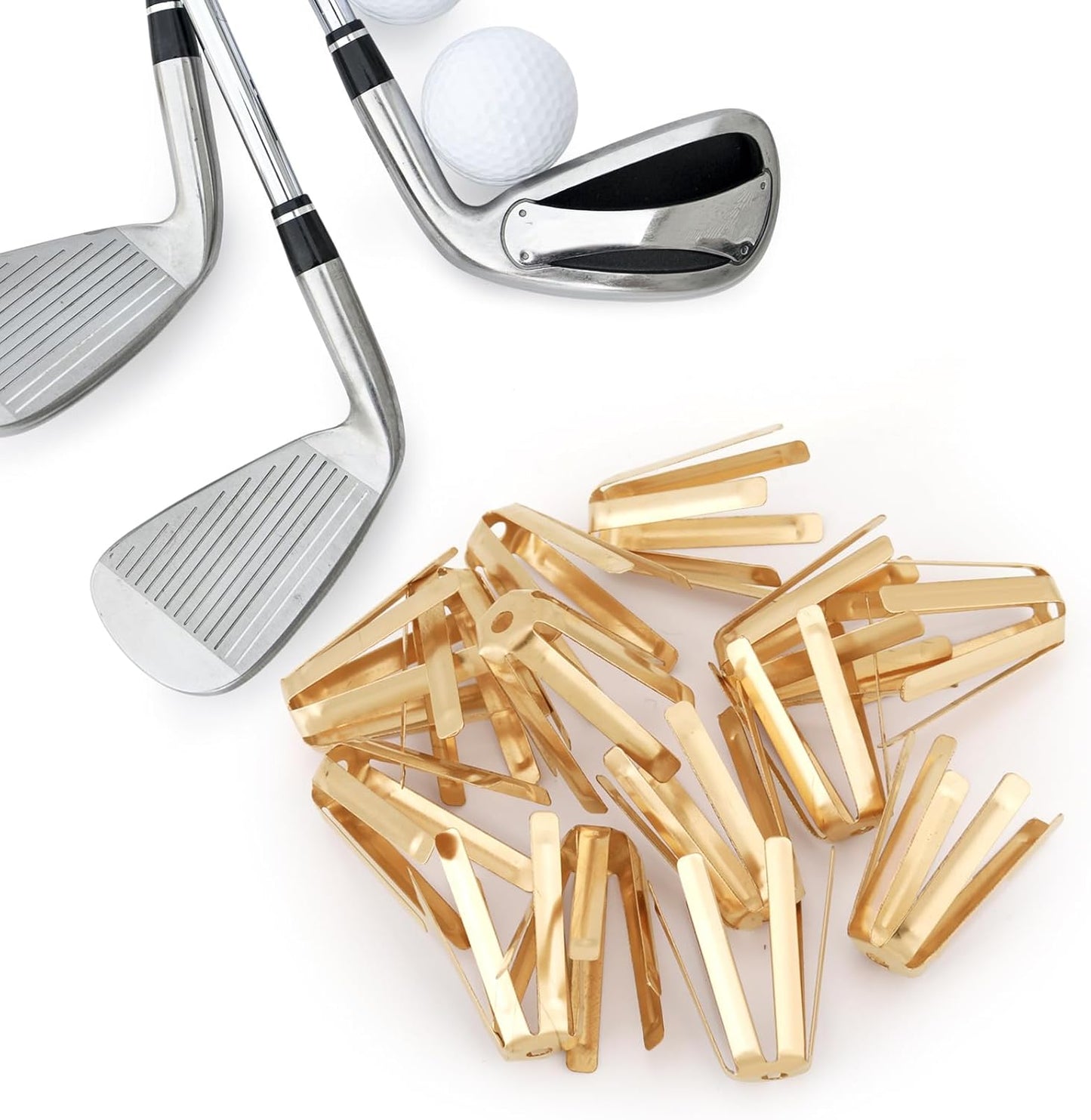 20 Pcs Universal Brass Golf Shaft Adapter Shims Fits. 335. 350. 355. 370 for All Shaft Accessories Adjustable Golf Adapter Shims