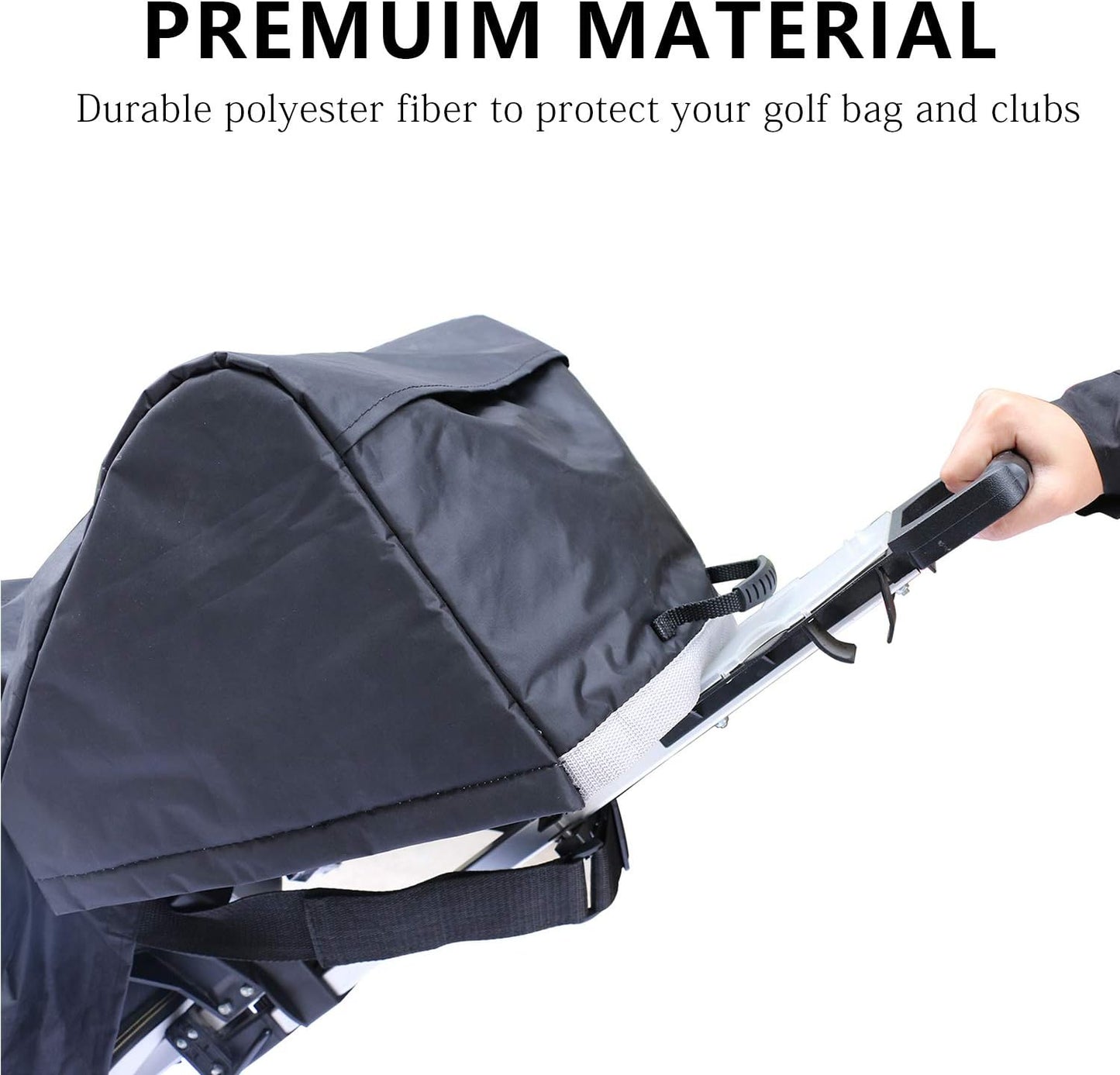 Golf Bag Rain Protection Cover for Golf Push Carts