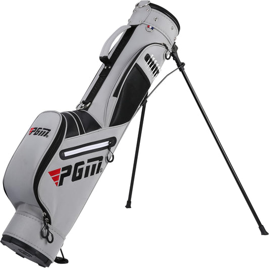 PGM Sunday Golf Stand Bag for Women and Men - Easy Carry Pitch Lightweight Golf Stand Bag with Cooler Pouch and Valuables Pocket for Driving Range Par 3 Executive Courses