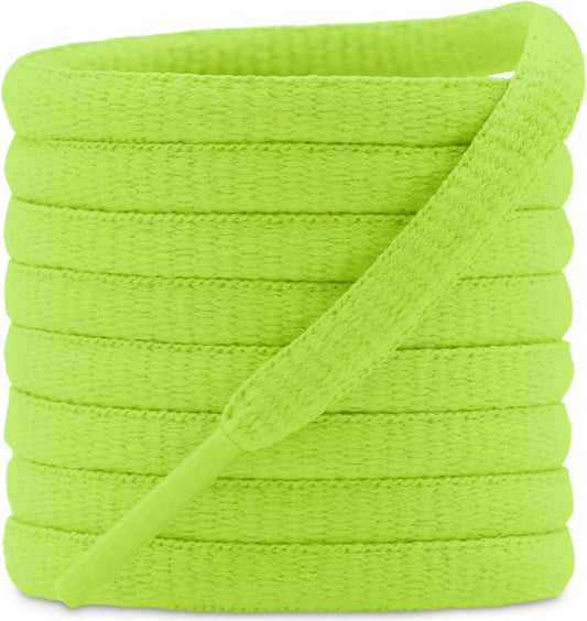 DELELE 2Pair Oval Shoes laces 42 Colors Half Round 1/4" Athletic ShoeLaces for Sport/Running Shoes Shoe Strings