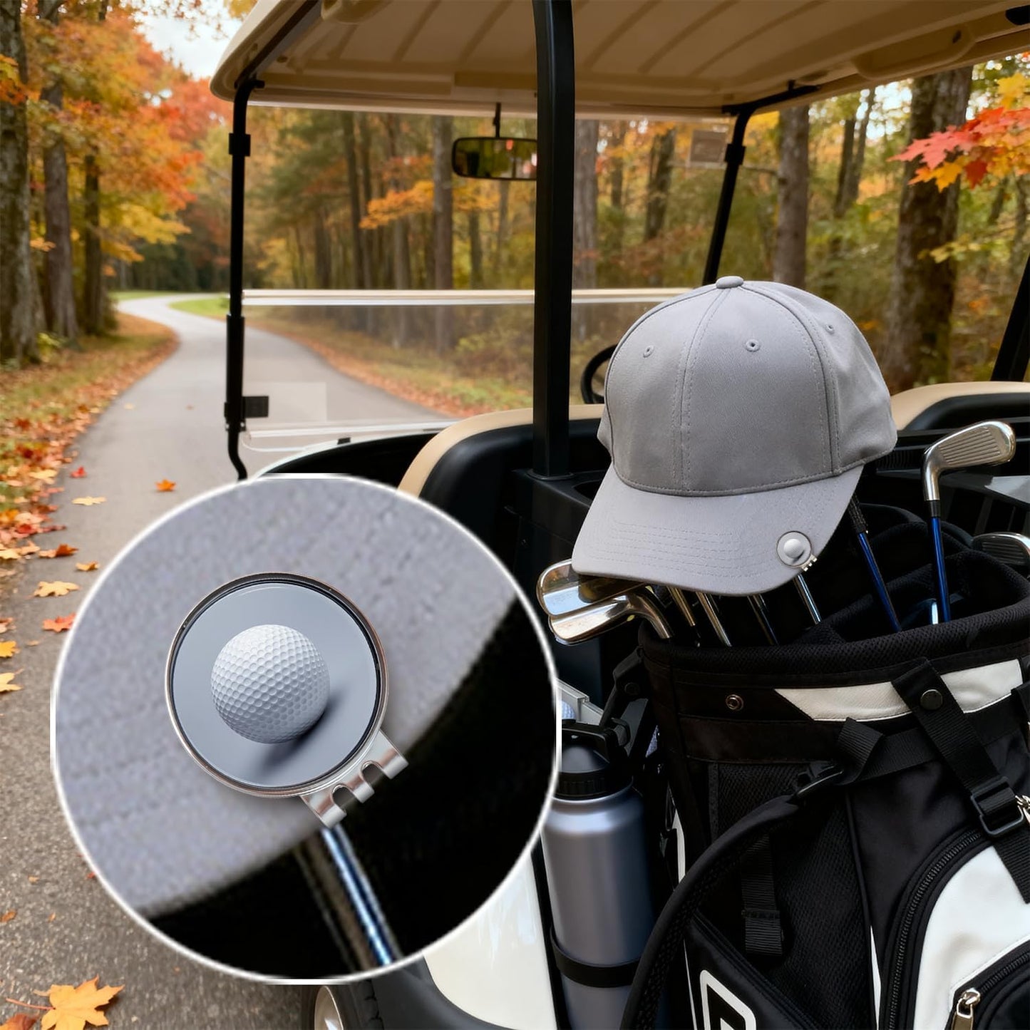 Custom Golf Ball Markers with Magnetic Hat Clip, Personalized Ball Marker & Clip,Metal Markers with Photo/Logo/Text Name, Durable Zinc Alloy Golf Accessories for Men Women
