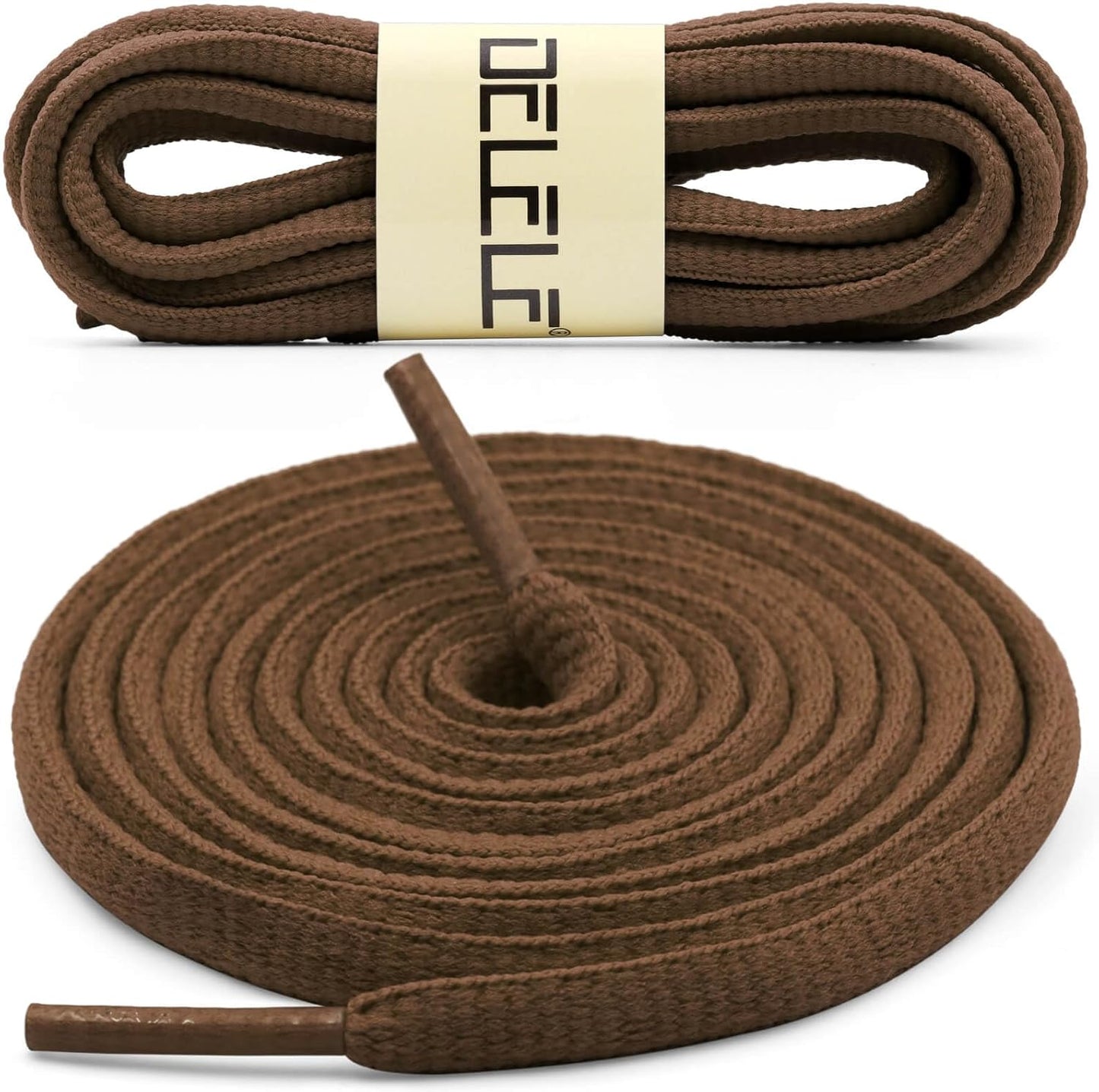 DELELE 2Pair Oval Shoes laces 42 Colors Half Round 1/4" Athletic ShoeLaces for Sport/Running Shoes Shoe Strings