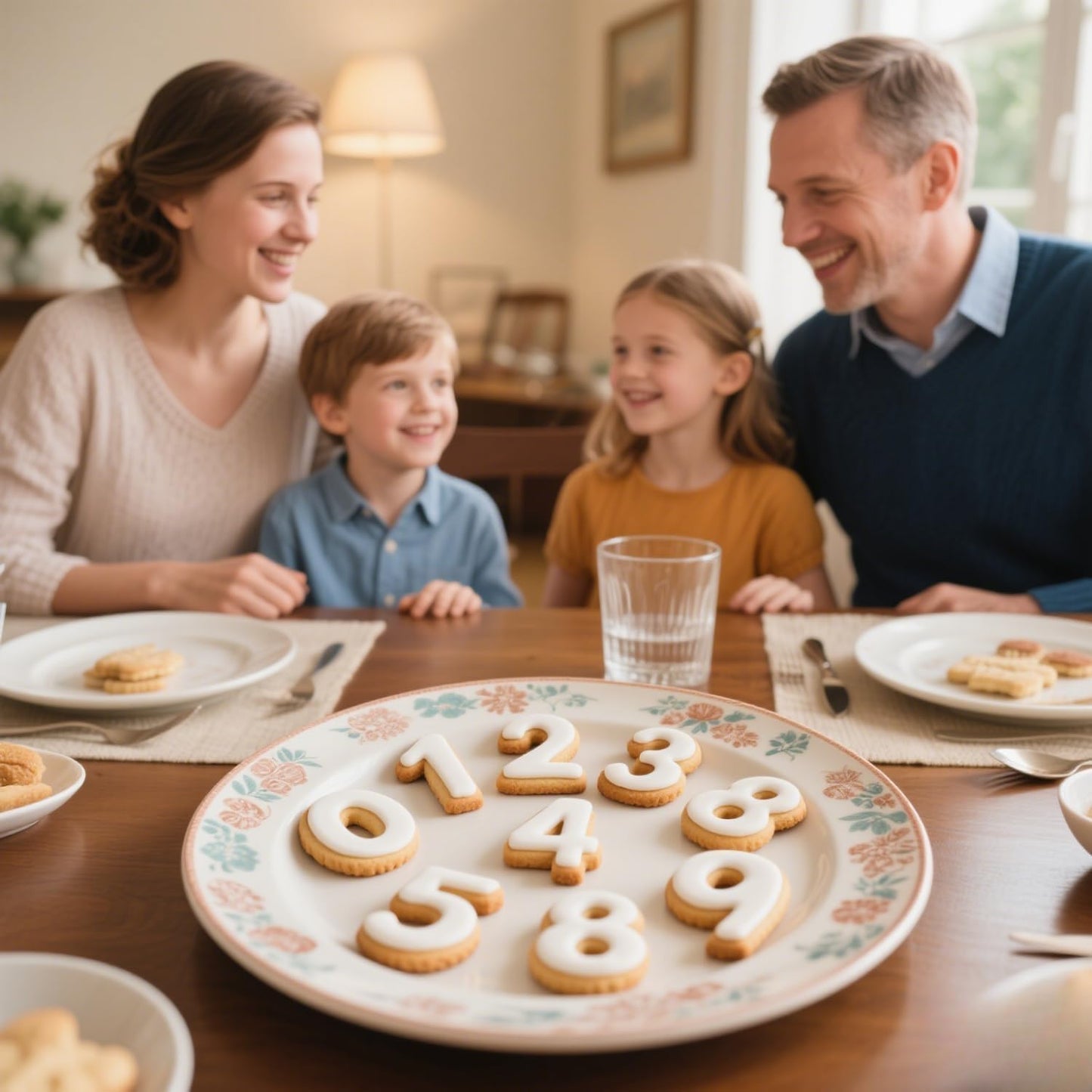 Mini Number Cookie Cutter Set with Dough Scraper&Chopper-8 Piece-1.6 Inch-Number 0-8-Birthday Cookie Cutter Shape for Baking-Stainless Steel Kitchen Utensil