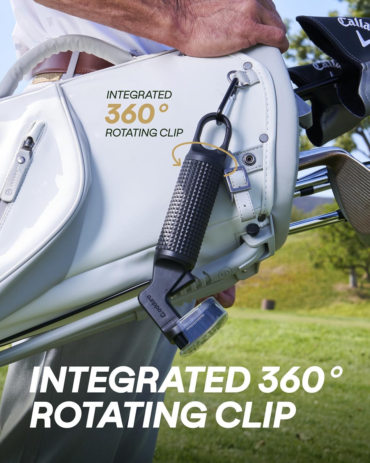 Golf Club Brush Cleaner, Spray Bottle, 80ml, Anti-Leak Design, Ergonomic Grip, Heavy-Duty Nylon Bristle, Golf Accessories