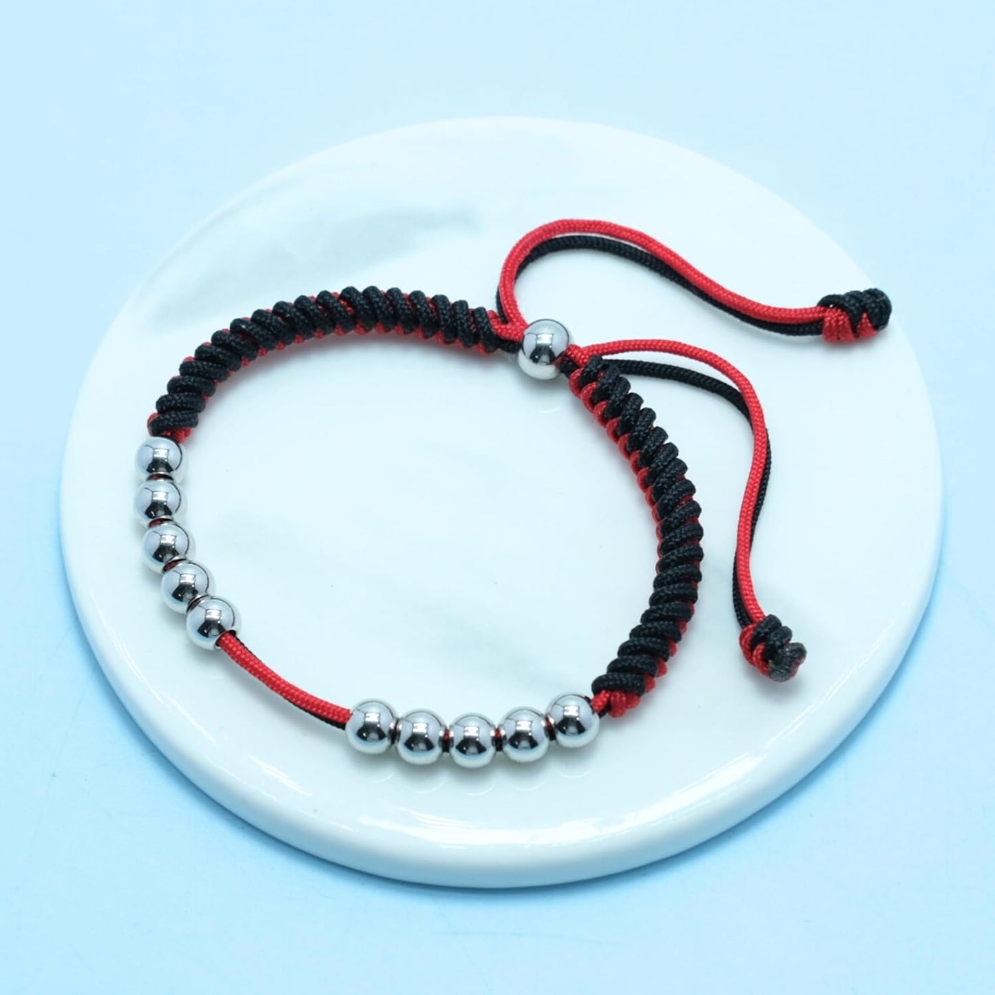 LAMIBEE Golf Stainless Steel 10 Bead Score Counter Bracelet, Golf Stroke Count Bracelet, Resizable Easy to Adjust Golf Round Scoring Tracker, Durable Stylish Golf Accessory