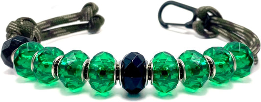 LAMIBEE Golf Beads Count Stroke Score Counter, Durable 550 lbs Paracord String with 10 Beads, Easy Scorekeeping, Hand-Braided with Clip