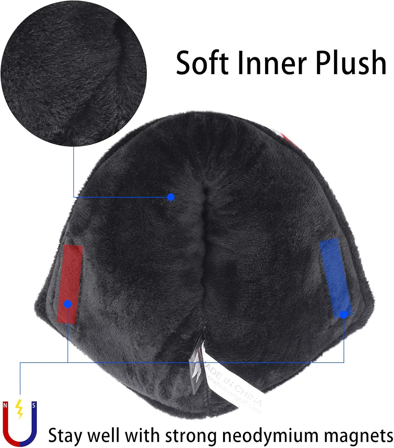 CRAFTSMAN GOLF USA America Mallet Blade Putter Cover Headcover for Scotty Cameron Odyssey LAB