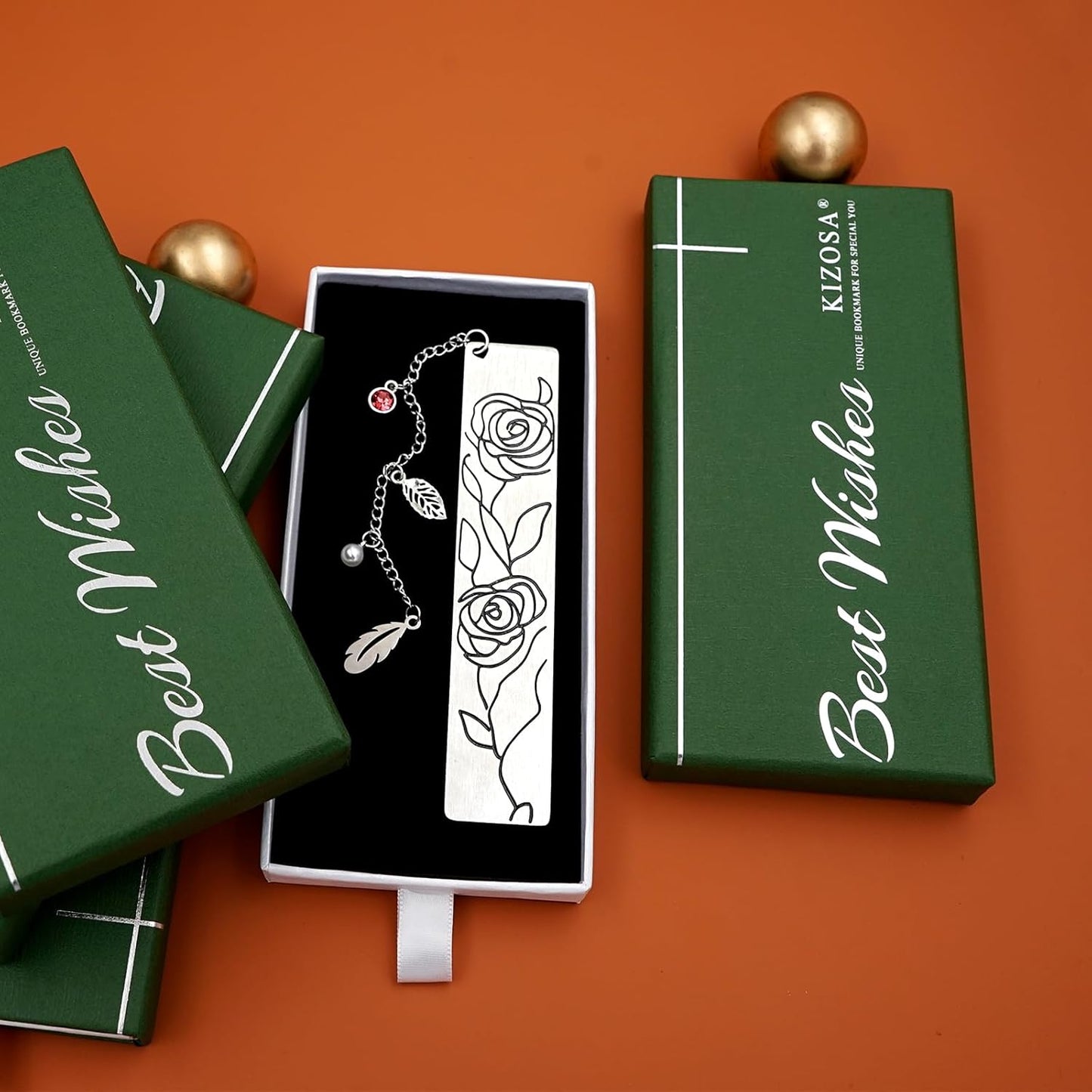 Metal Bookmark Gifts for Women Men,Book Marks for Reading,Bible Bookmarks,Friends Teacher Birthday Valentines Mothers Fathers Day Christmas Book Lovers Gift (04-Rose Bookmark)