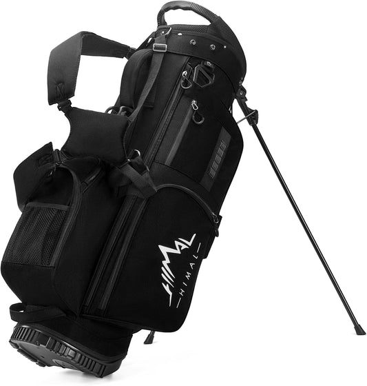 Golf Stand Bag with 7 Way Top Dividers, Lightweight Golf Bags for Men Women with Multiple Pockets, Dual Straps