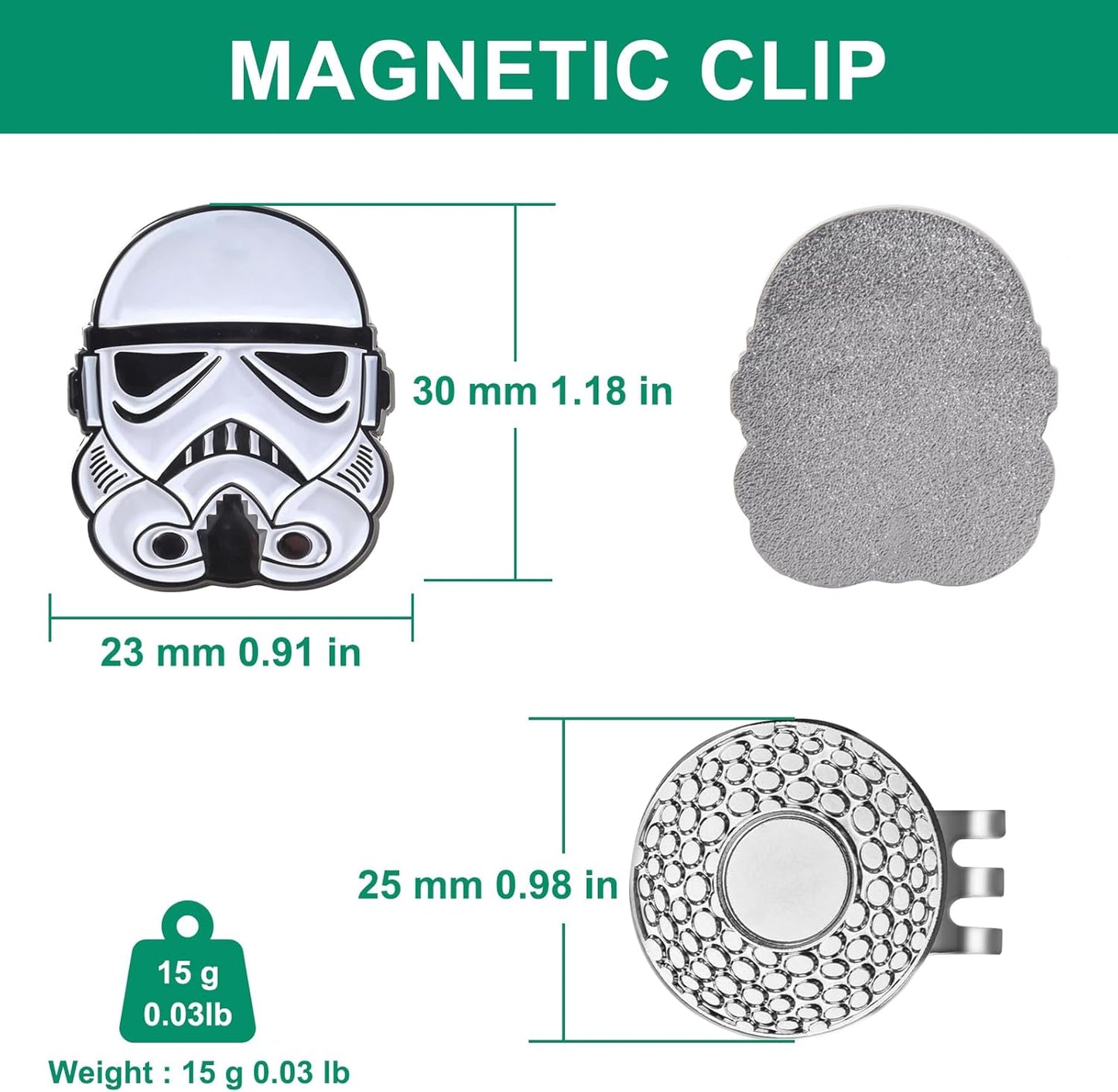 Golf Ball Marker Hat Clip, Golf Accessories for Men, Golf Ball Stamp, Funny Golf Gifts, Golf Gadgets