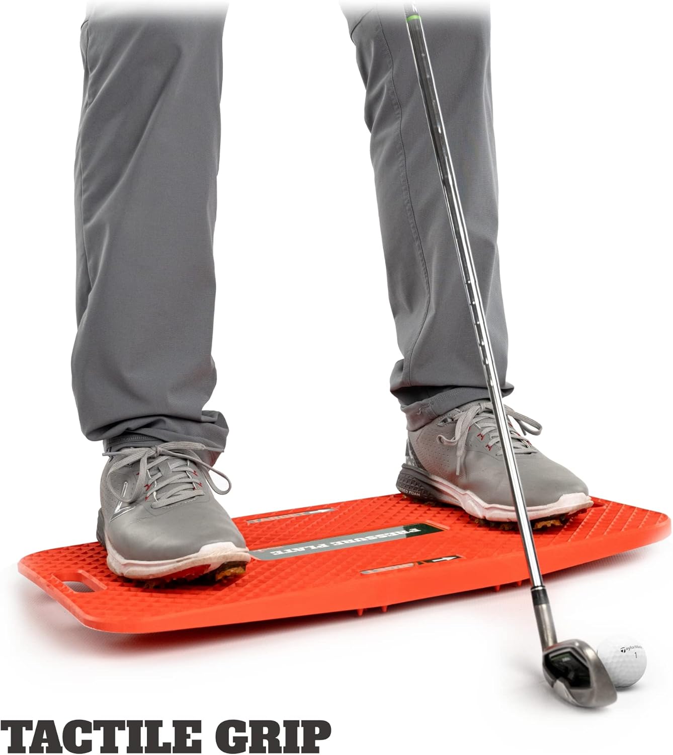 WHYGOLF Swing Trainer Pressure Plate with Power Wedge – Improve Weight Shift, Balance & Accuracy – Golf Training Aid for Increased Power & Control – Teaching Tool for Club Practice & Drills