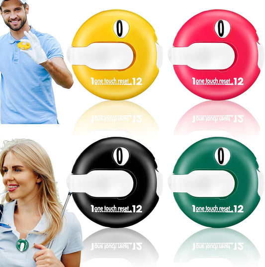 Frienda Golf Score Counter Mini Golf Stroke Counter with One Touch Reset and Simple Attachment to Scorekeeper Glove in