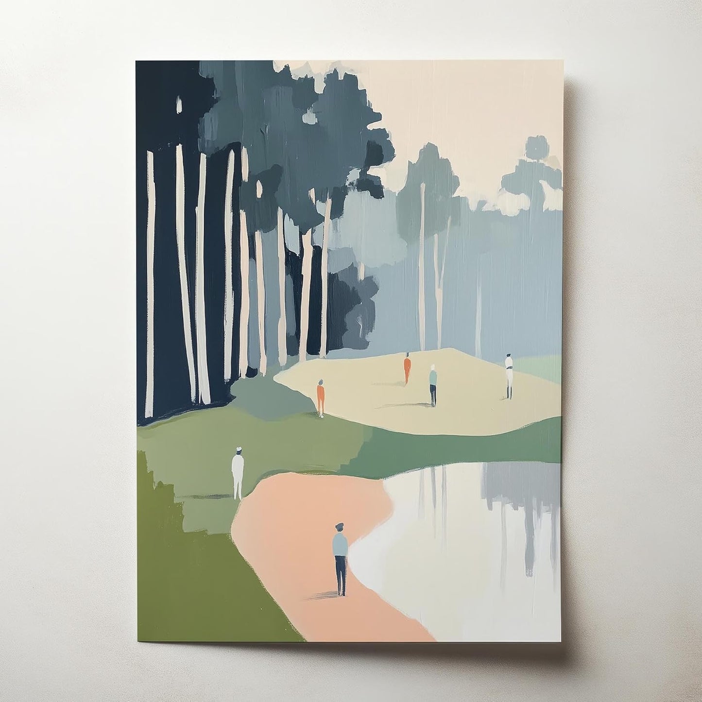 Golf Impressionist Art Print Posters - Premium Giclee Fine Art Prints - Sporty and Sophisticated Home Decor Posters, Golfer Art Prints for Home and Office Decor - Vintage Aesthetic, Ready to Frame