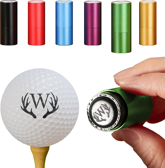 STAMTECH Custom Golf Ball Stamp - Personalized Golf Ball Stamp Markers with Monogram to Indentify Golf Balls, Add a Personal Touch to Your Golf Game(Green)