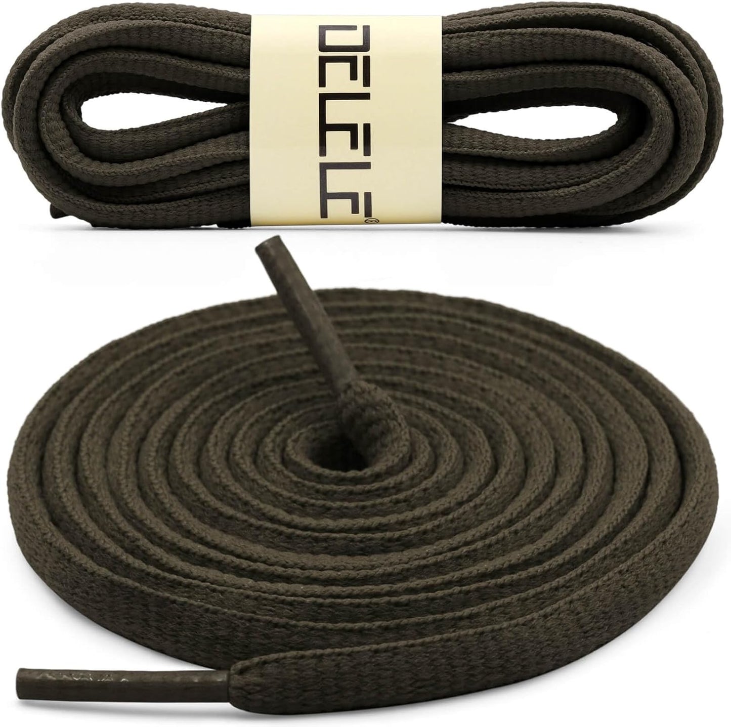 DELELE 2Pair Oval Shoes laces 42 Colors Half Round 1/4" Athletic ShoeLaces for Sport/Running Shoes Shoe Strings