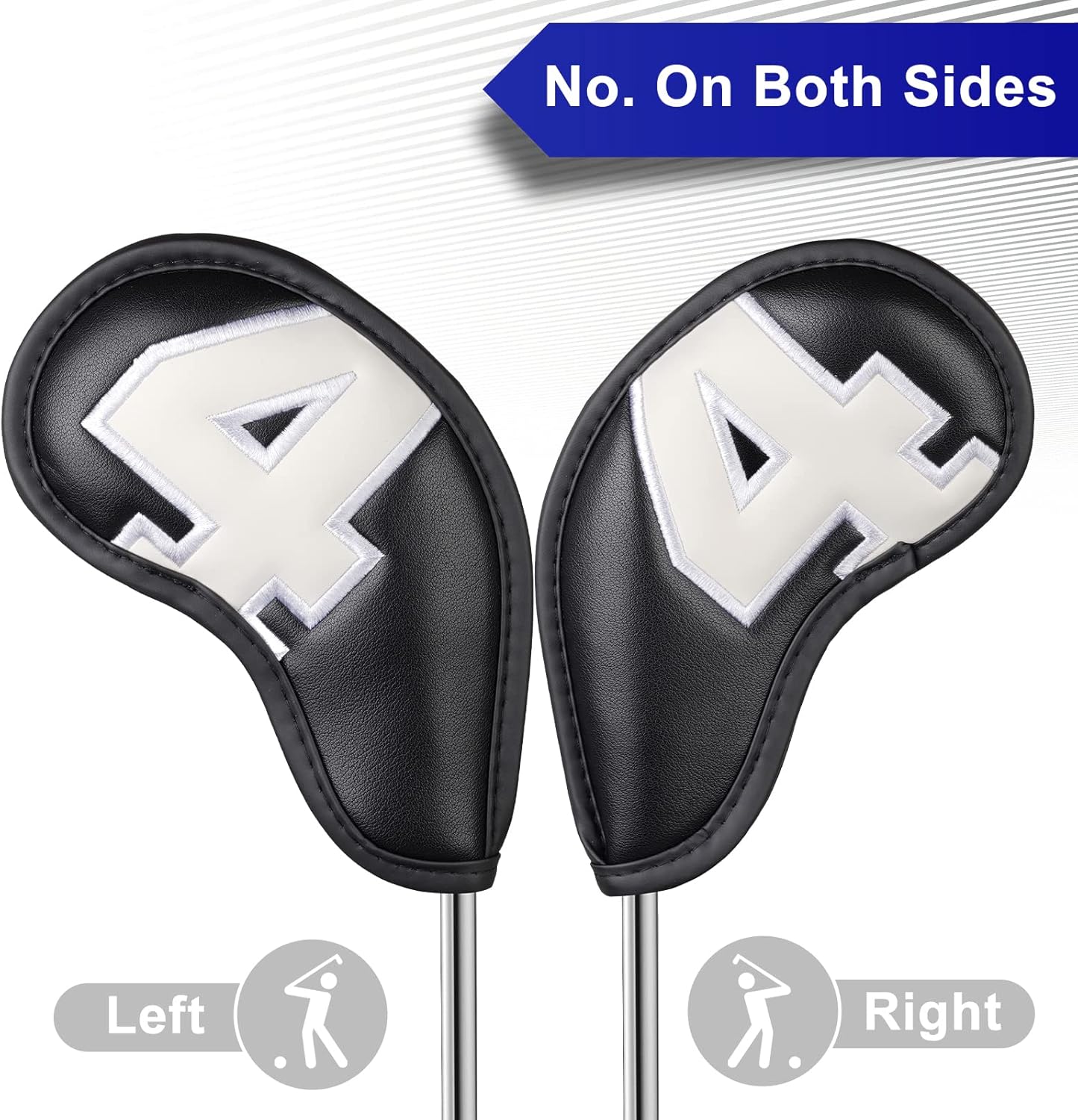 Craftsman Golf Magnetic Iron Headcovers Protective Cover with Large No. Available for Customize Name