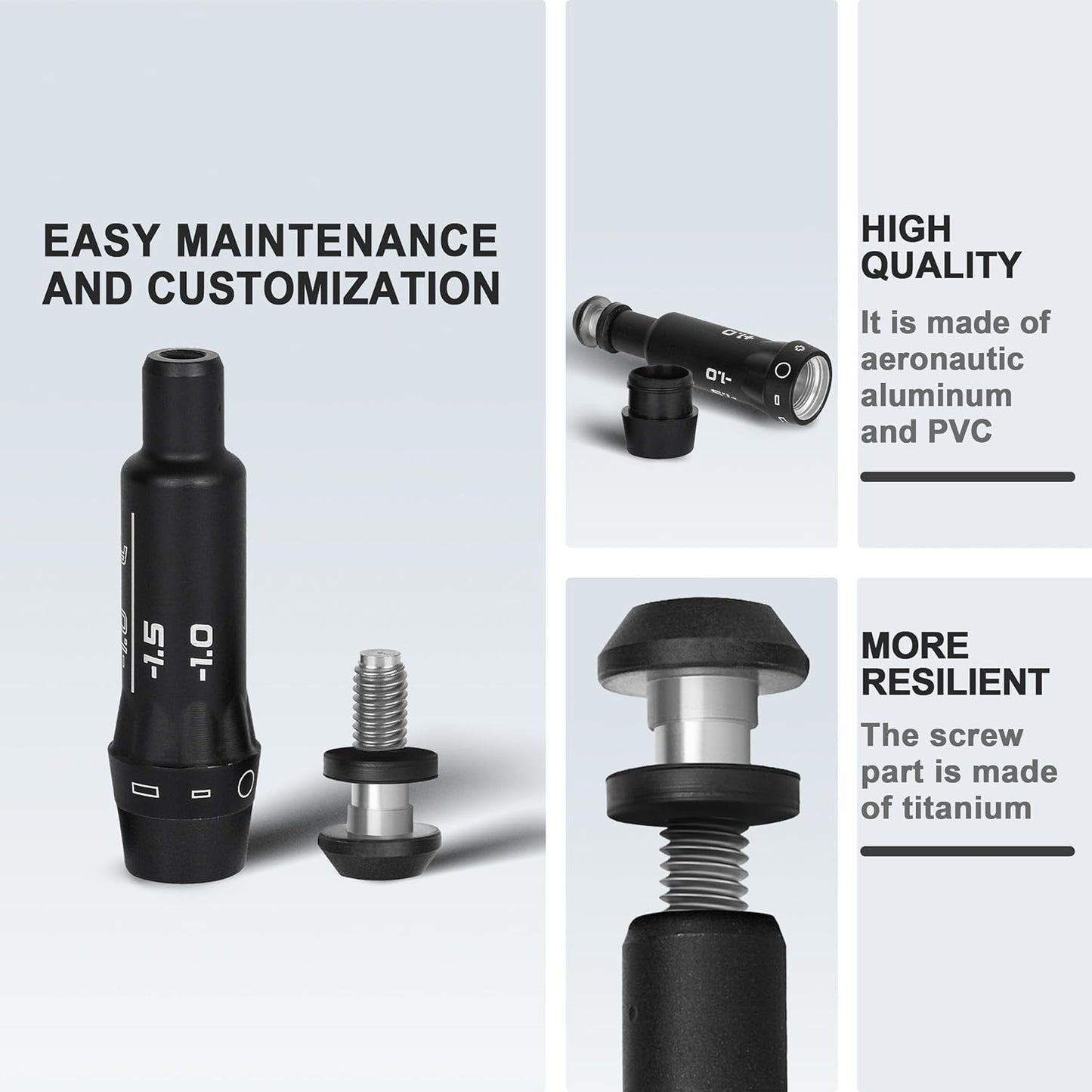 0.335 Golf Adapter Sleeve RH Compatible with Ping G430 10Max, G430,G425,G410,G410 Plus MAX, SFT .335 Driver/Fairway