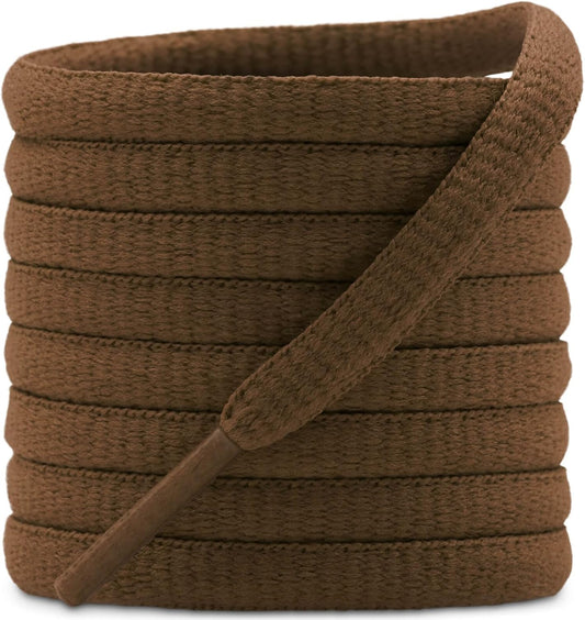 DELELE 2Pair Oval Shoes laces 42 Colors Half Round 1/4" Athletic ShoeLaces for Sport/Running Shoes Shoe Strings