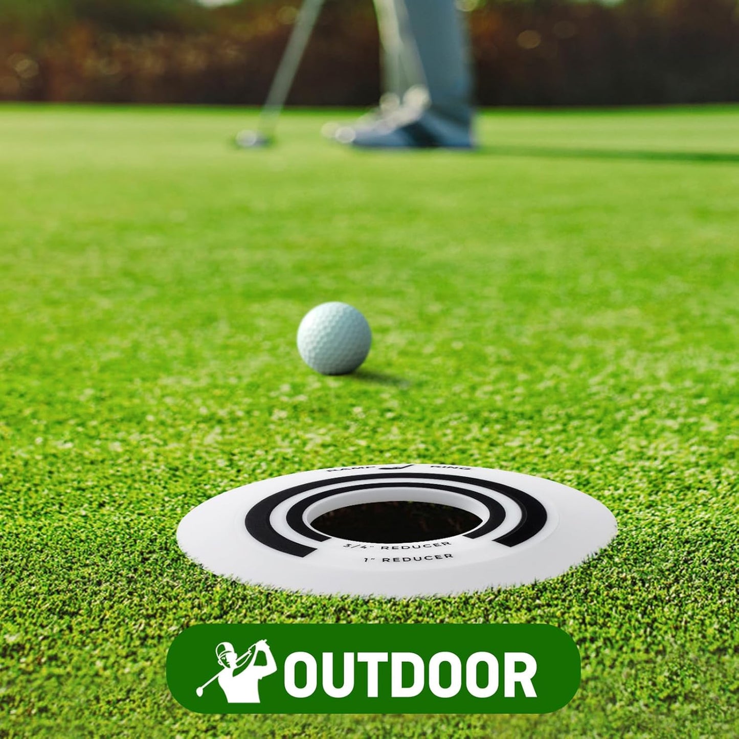 Golf Putting Ring Set, Usable for Green Indoor and Outdoor Putting Practice， Improve Your Shorter Putting Skills and Increase Confidence, Golf Gifts for Men & Women