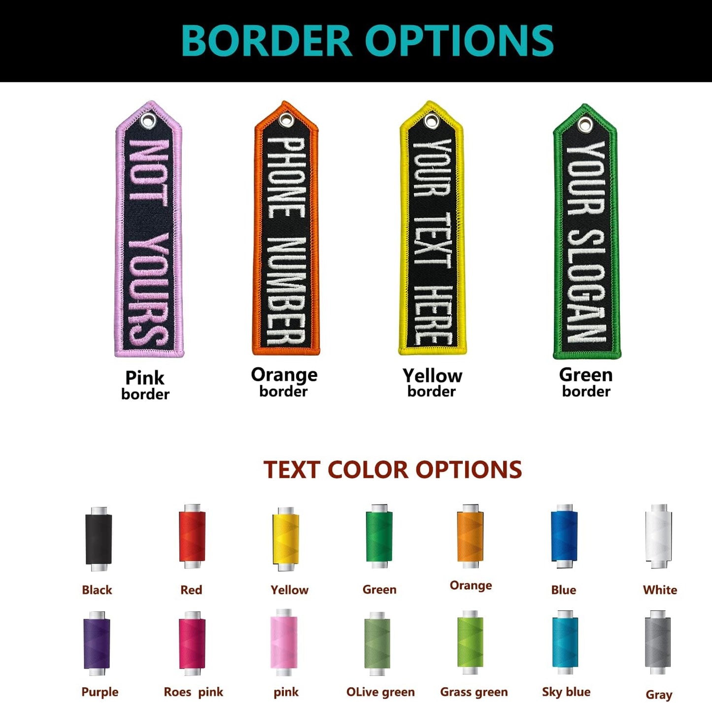 silkmilk Personalized Luggage Tag, Customized Travel Suitcases Labels Tags with Stainless Steel Loop for Luggage ,Crate ,Belt ,Key for Men Women Kids Girls Travel