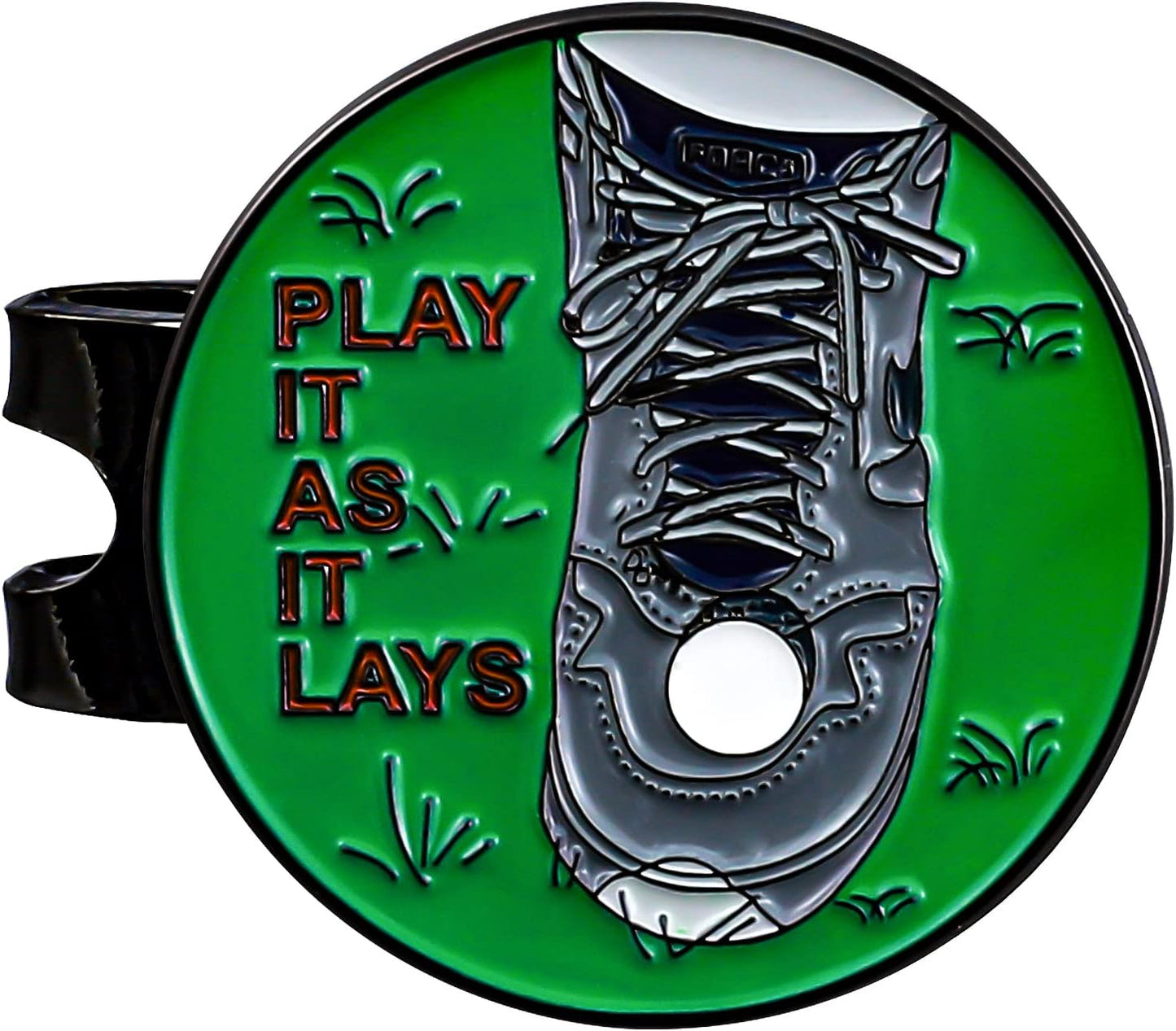 Golf Ball Marker with Magnetic Hat Clip - Funny Golf Gift