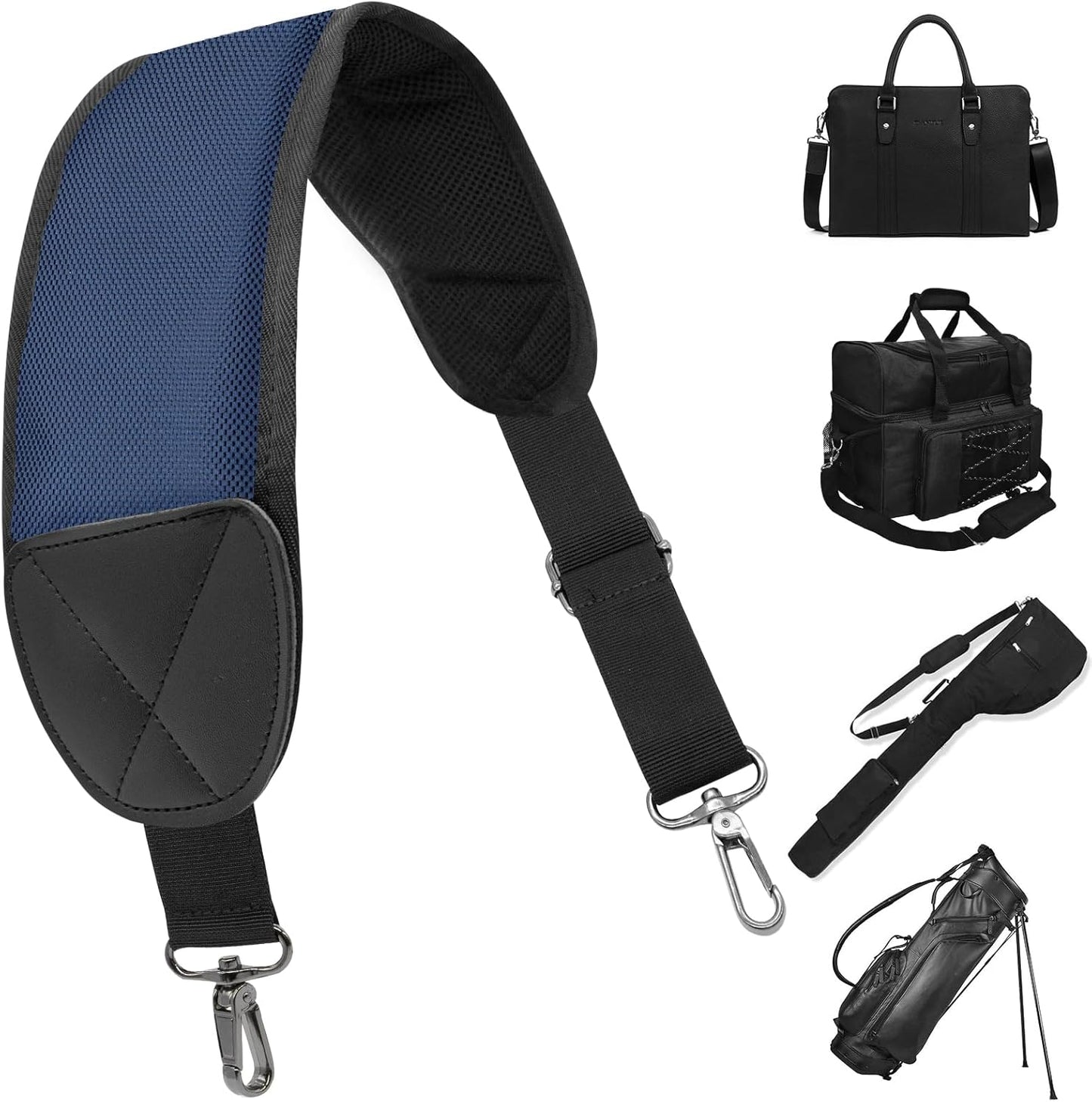 Golf Bag Strap Replacement Golf Bag Shoulder Strap Single Padded Shoulder Strap Adjustable Golf Bag Backpack Straps