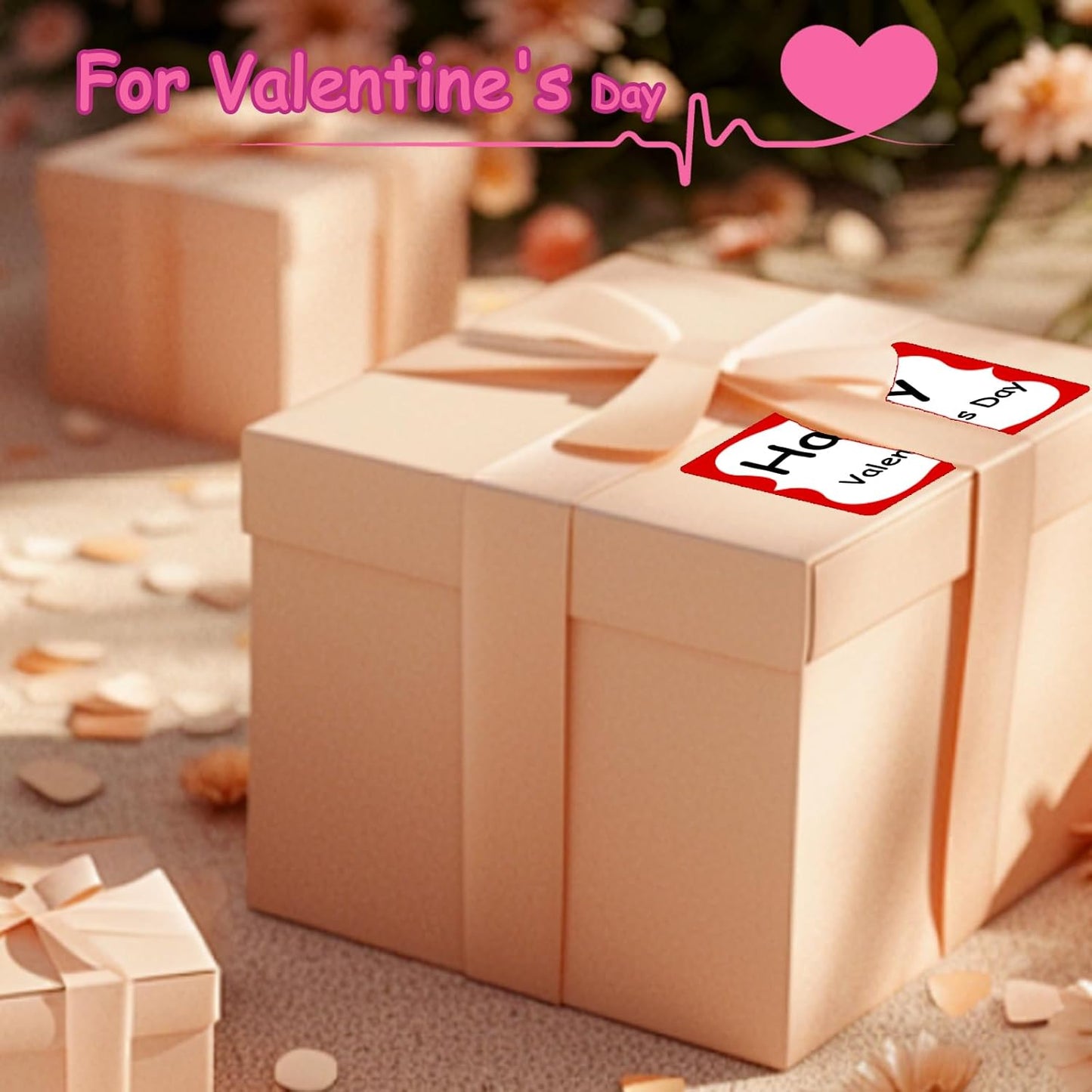 Red Name Tag Stickers, 2"x 3" Holiday Gift Tag Stickers with Red Border 200 Pcs Adhesive Name Sticker Name Badges Labels for Holiday Gift, School, Office, Home, Party