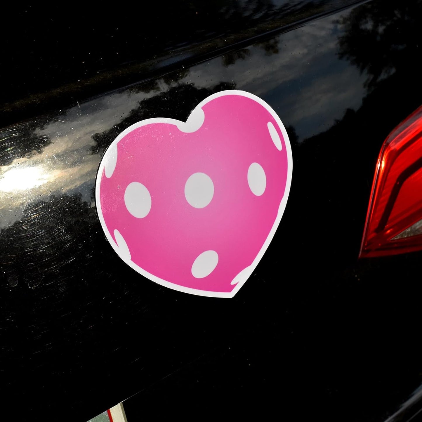 Tennis, Pickleball & Golf Decorative Magnets – Fun Sport-Themed Fridge Magnets, Locker Magnets, Car Magnets, Office Décor – Tennis Ball, Pickleball, Golf Ball & Heart Designs (Pink Pickleball Heart)