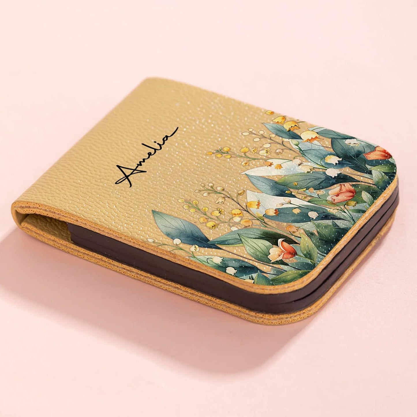 CALLIE Personalized Magnetic Bookmark Clip – Custom Name Reading Gifts for Book Lovers, Birthday Teacher's Day Christmas for Bookworm Gifts (Birth Flowering Shrubs)