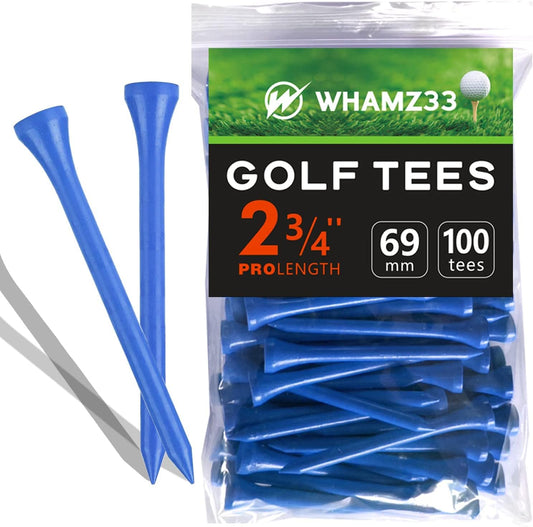 Professional Wooden Golf Tees 2 3/4 inch Tee Pack of 100 Golf Tee