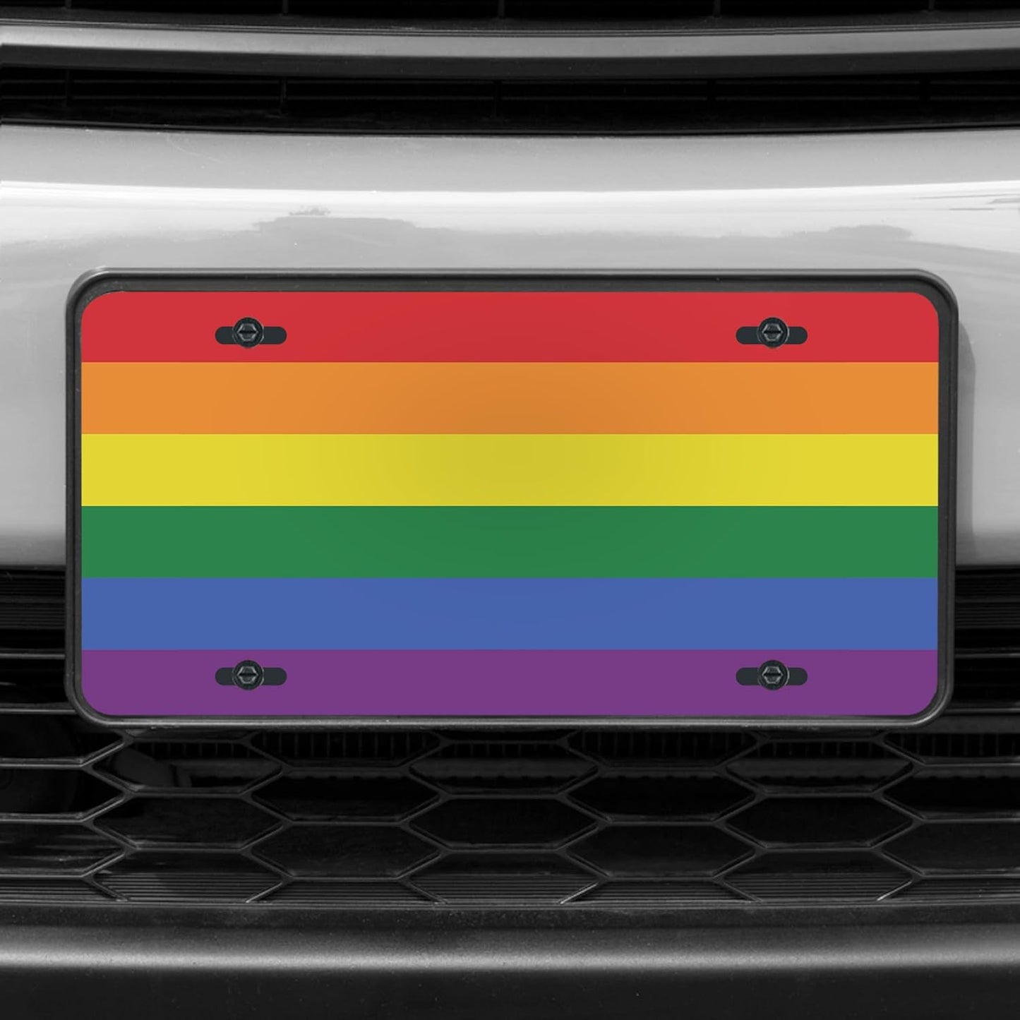 Unique Vanity License Plates | 16 Individual Designs | 3 Sizes (Automobile, Golf Cart, Motorcycle/Bike) | Made in U.S.A. | Custom Car Tags (Pride, Motorcycle/Bike (6" x 3"))