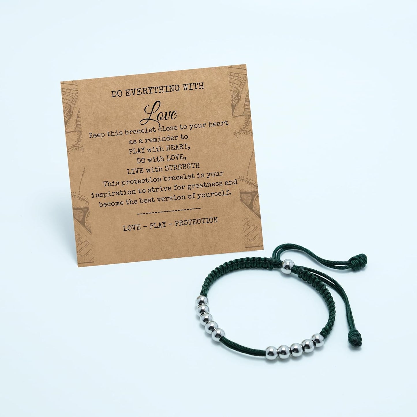 LAMIBEE Golf Stainless Steel 10 Beads Score Counter Bracelet, Golf Stroke Count Bracelet, Resizable and Easy to Adjust Golf Round Scoring Tracker, Durable and Stylish Golf Accessory