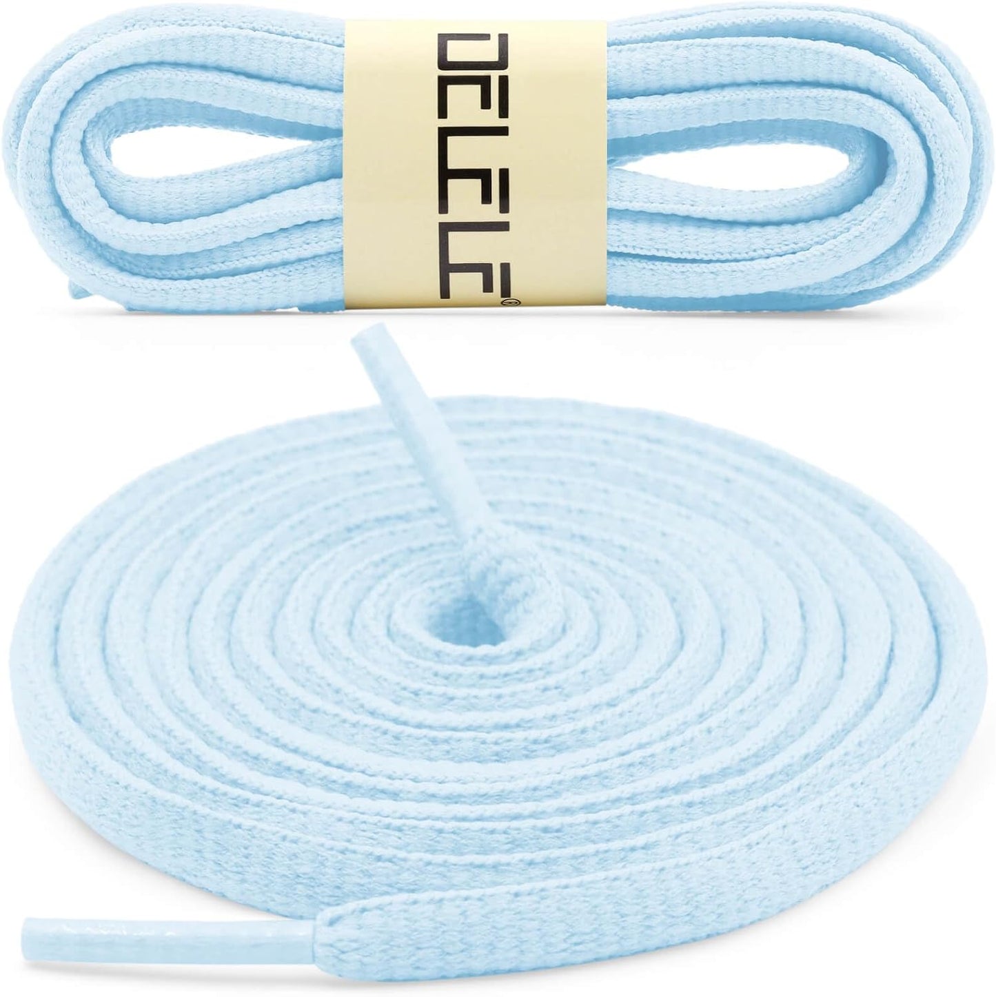 DELELE 2Pair Oval Shoes laces 42 Colors Half Round 1/4" Athletic ShoeLaces for Sport/Running Shoes Shoe Strings