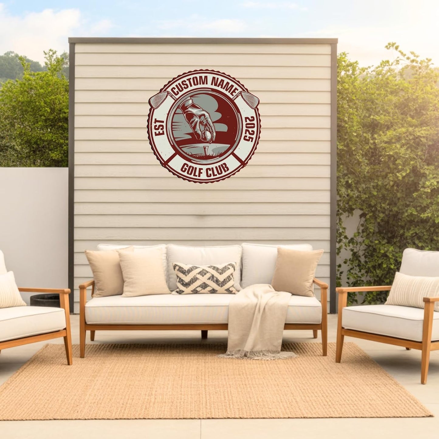 Personalized Golf Metal Wall Art, Vintage Golf Wall Decor, Custom Signs Outdoor Metal, 19th Hole Home Decor for Man Cave Garage Bar Club, Personalized Golfer Gifts for Men Dad Father